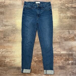 BKE Parker Women’s Universal Fit Skinny Jeans Dark Wash  High Rise 27 Waist